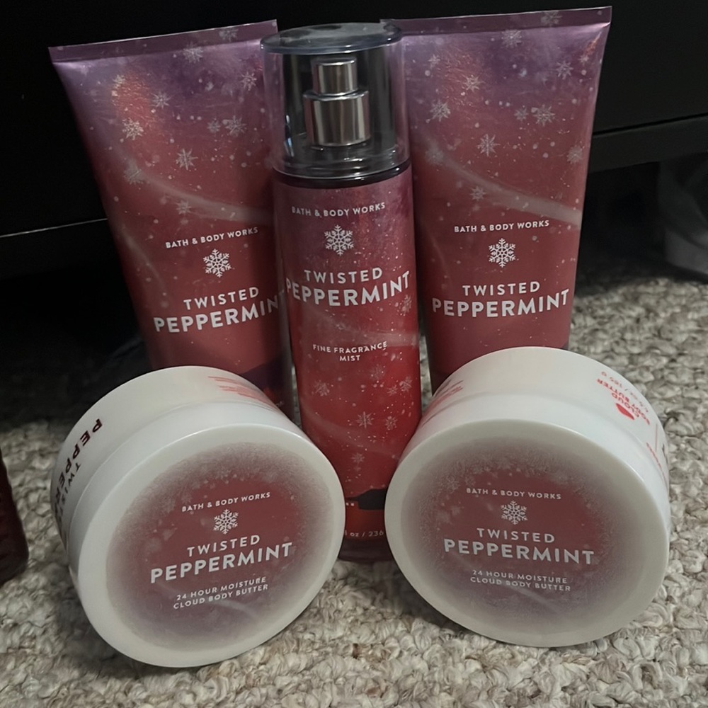 Twisted peppermint body care bundle